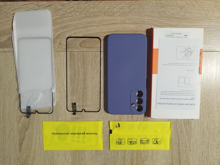 Silikonowe etui Samsung Galaxy A15 +2x szkło