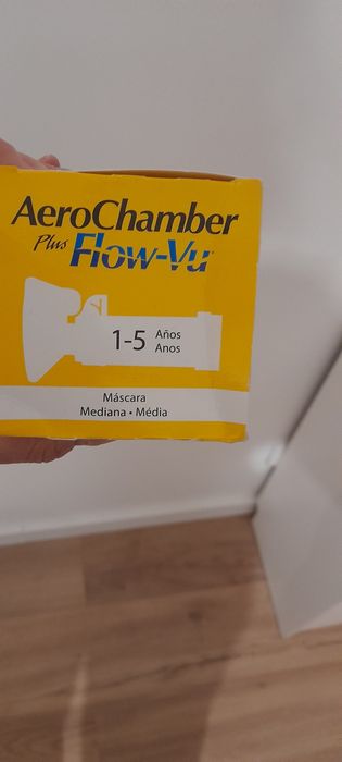 Aero chamber máscara respiração