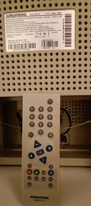 Televisão Grundig 51 cm, modelo Davio 51 T 51-4201 TOP.