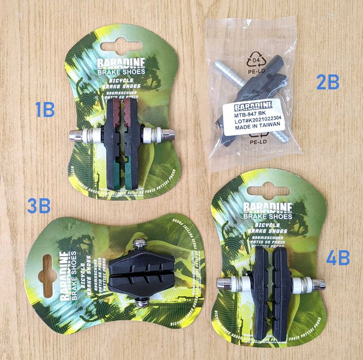 Тормозные дисковые колодки для велосипеда, ободные V-brake