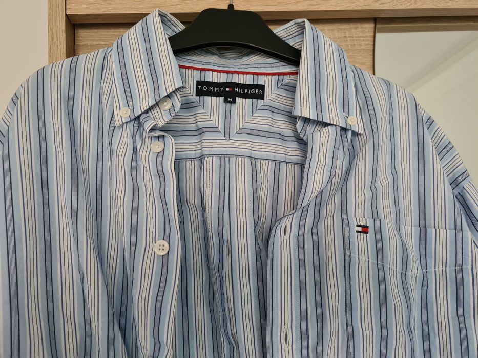 Koszula białoniebieska Tommy Hilfiger  M  jak nowa.