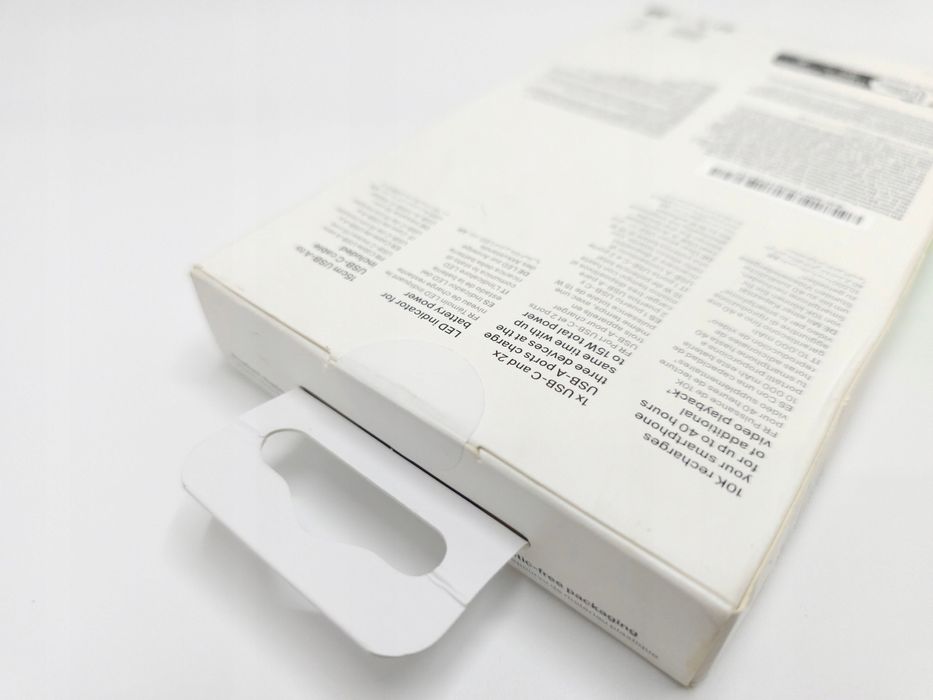 Belkin BoostCharge Power Bank 10K 10000mAh 3 Porty USB-A i USB-C TSA