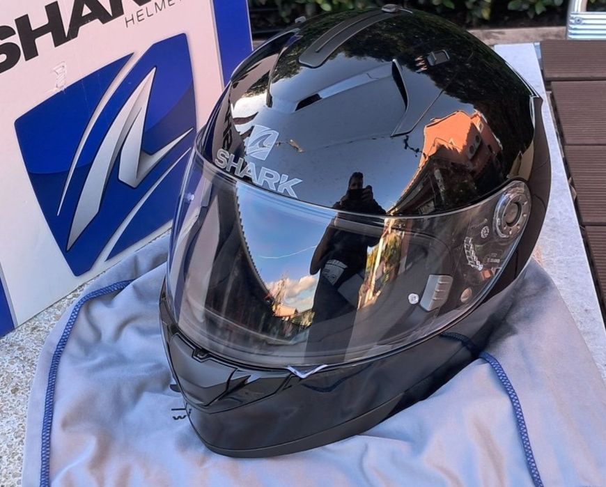 Capacete BMW Gs Pure, Capacete SHARK ridill black  e sacos laterais