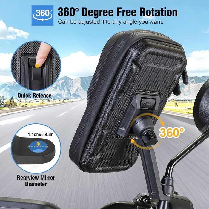 Водонепроникний тримач для телефону для мотоцикла, велосипеда