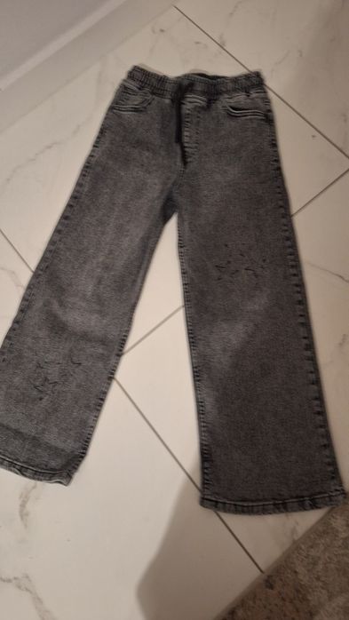 Джинси для дівчинки, широкі 134 розмір