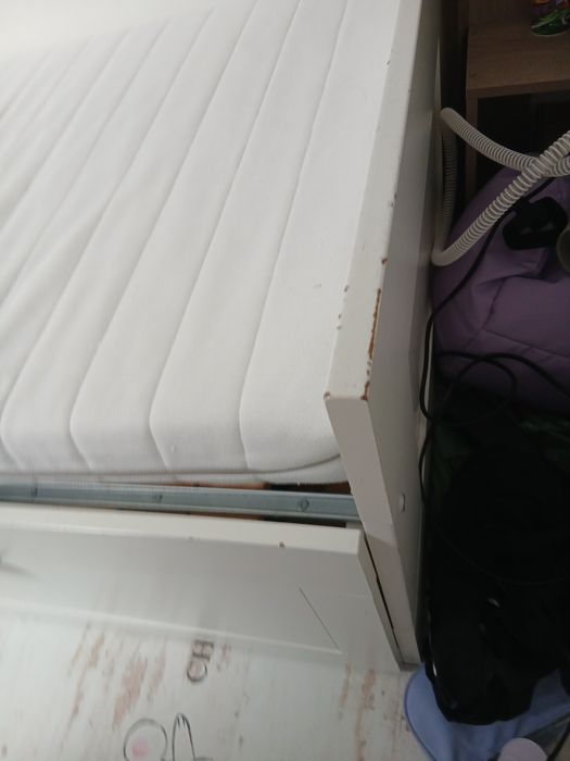 Łóżko  IKEA BRIMNES  z 2 szufladami 80/160 x 200