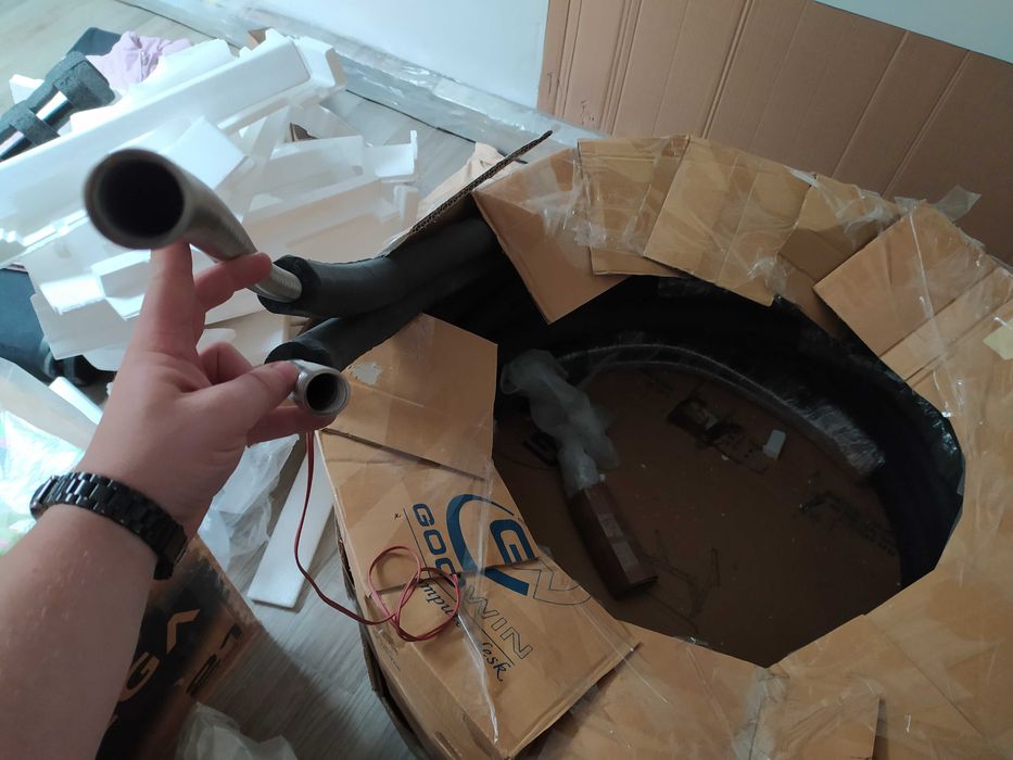 Труба для підключення колектора Meibes Inoflex із кабелем DN20 20м