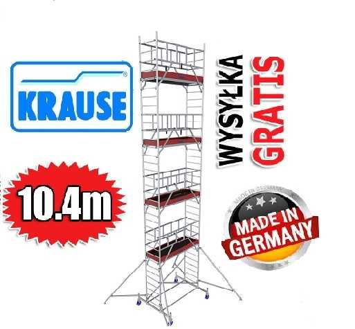 Rusztowanie Aluminiowe Jezdne Krause wys. robocza 4,3m -DOSTAWA GRATIS