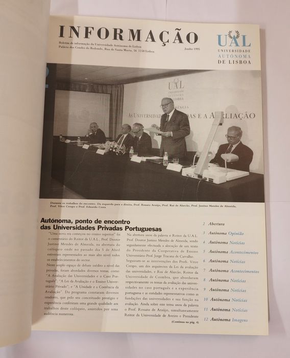 Boletim de Informação da Universidade Autónoma de Lisboa: 20 anos