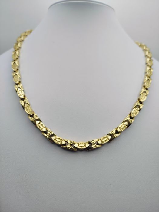 Złoty Łańcuszek Cartier Pr.585 14K Nowy 55cm