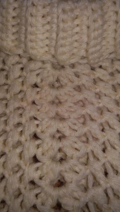 Poncho em croché OPORTUNIDADE