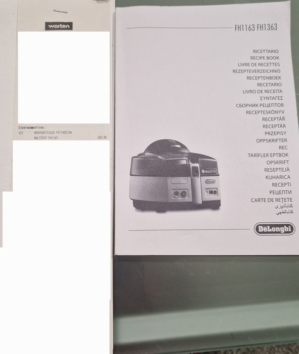 Aparelho Multifryer DeLonghi