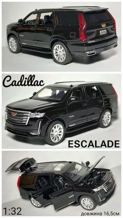 Модель авто CADILLAC ESCALADE машинка Каділлак Ескалейд Land Cruiser