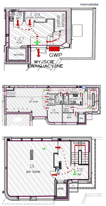 Lokal użytkowy 3 kondygnacje Parking Winda Serwerownia