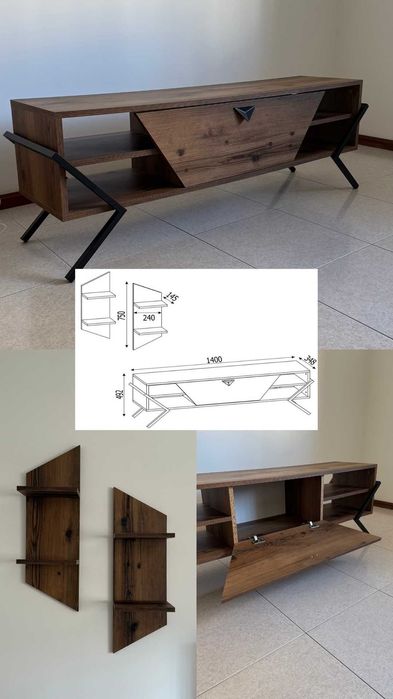 Móvel de TV + prateleiras