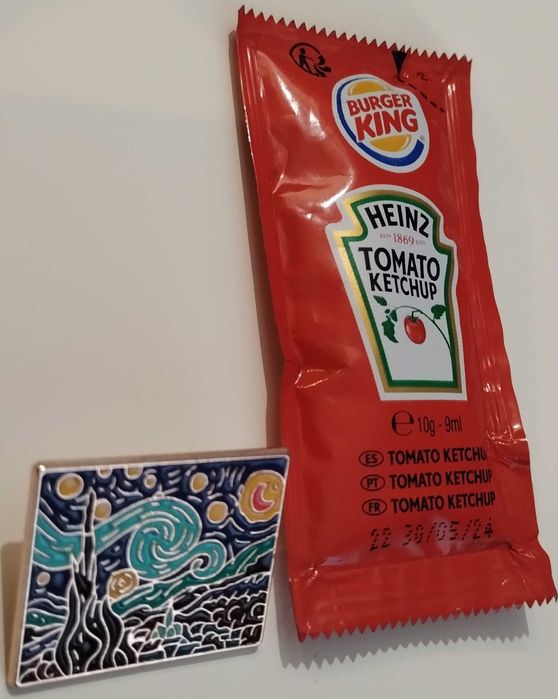 Pin Starry Night Vincent van Gogh Metal Elevada Qualidade