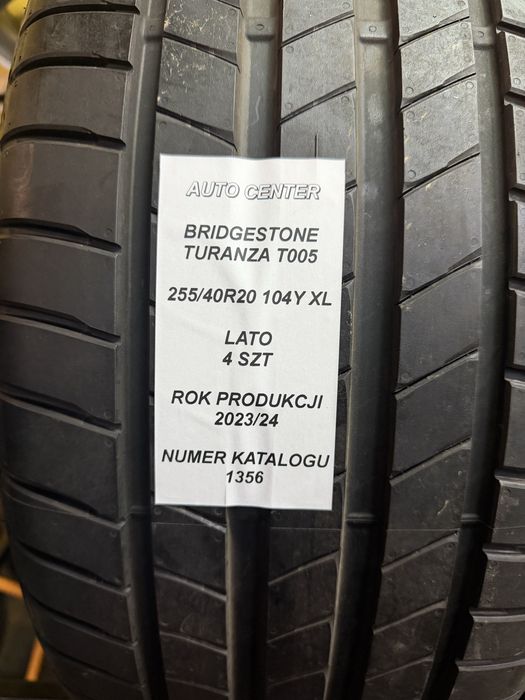 Opony letnie 255/40R20 104Y XL Bridgestone Turanza T005 | Komplet |