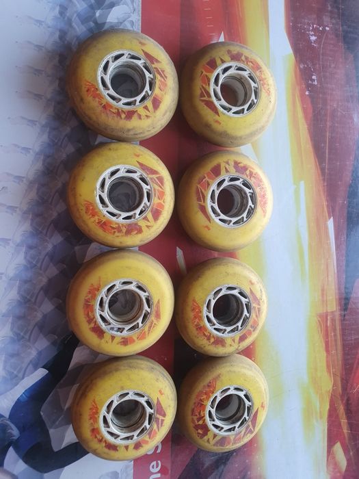 Undercover Wolf Wheels 72mm 86a - Yellow 8 szt kola rolki