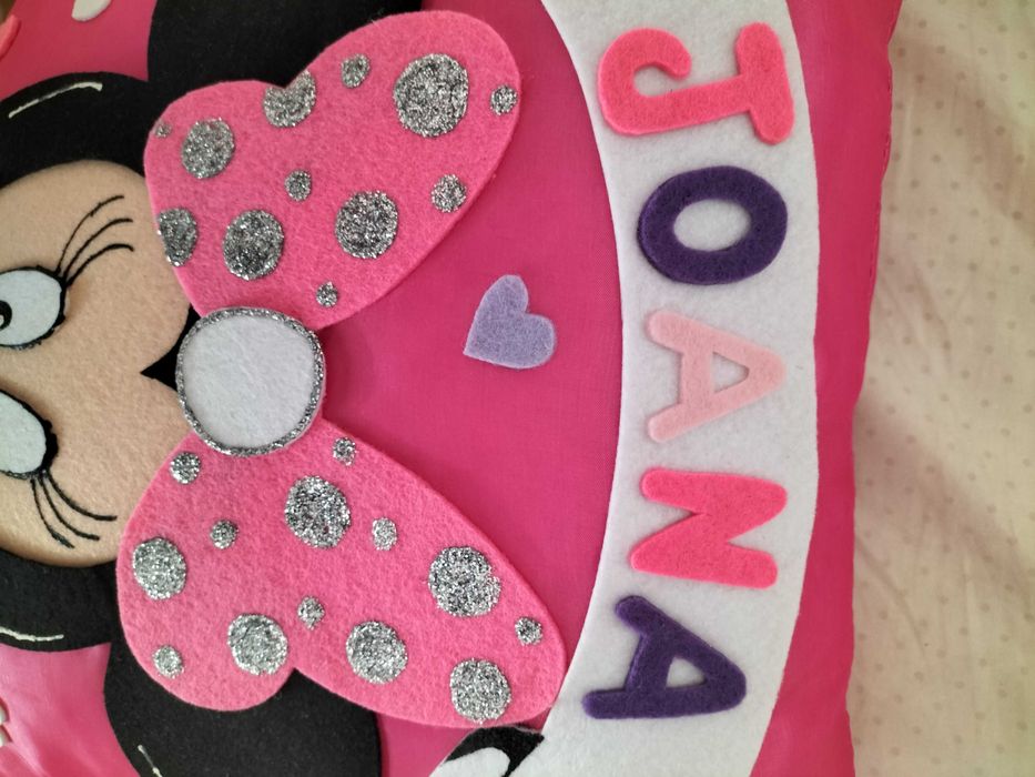 Almofada Minnie handmade Joana