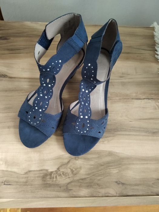 Sandały granatowe