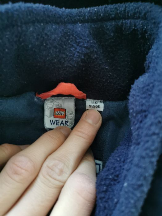 Lego Wear 110 kurtka przejściowa ciepła klocki