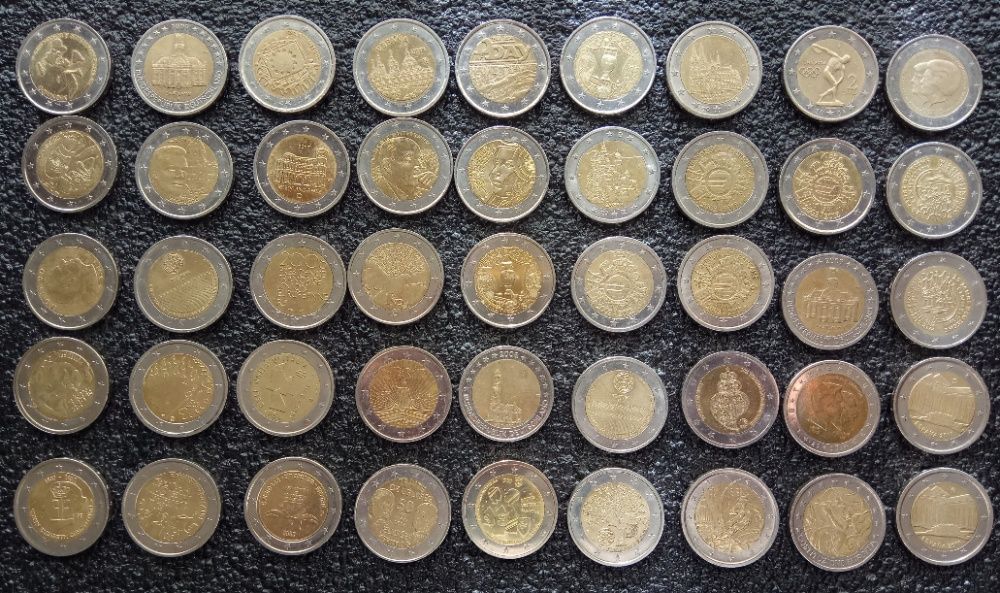 Moedas de 2€ comemorativas vários Países