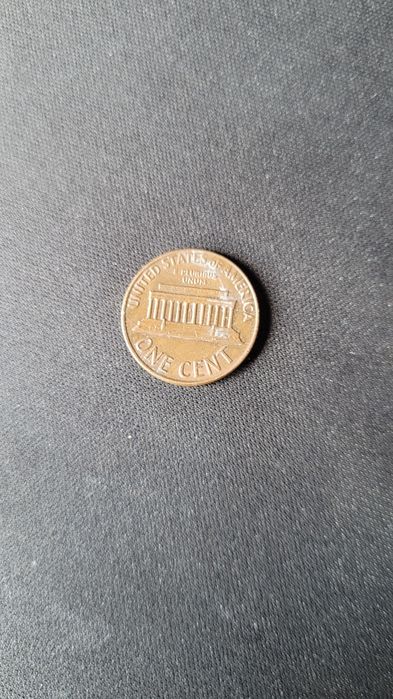 Jeden cent z Abrahamem lincolnem 1969 z" D" bez "FG" RZADKI OKAZ