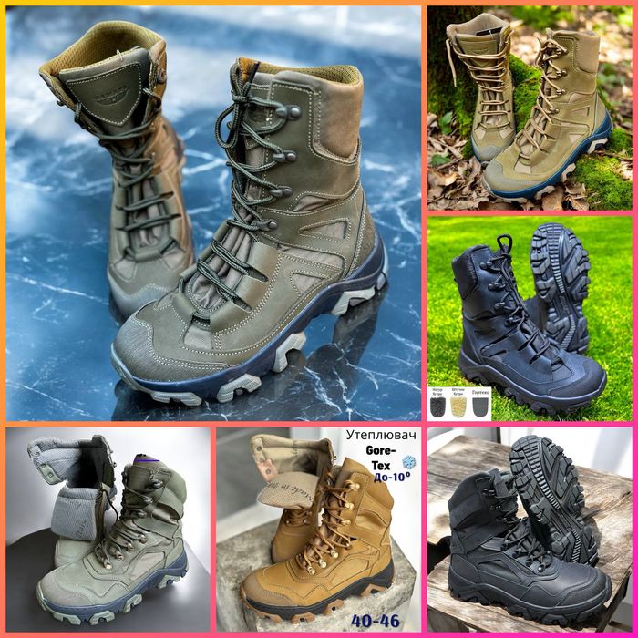 Берці зимові/ Берцы зимние хутро  Гортекс шкіра 40-46 Розн/Опт