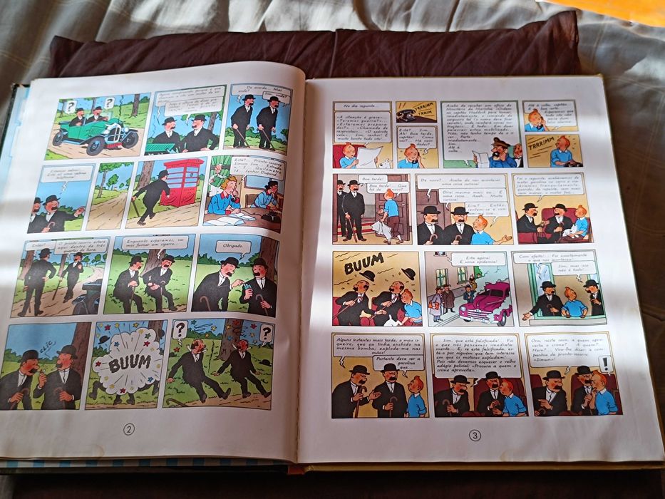 Livro BD Tintin no País do Ouro Negro de Negré