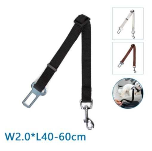 Cinto de Segurança para Cães – Ajustável 40 a 60 cm