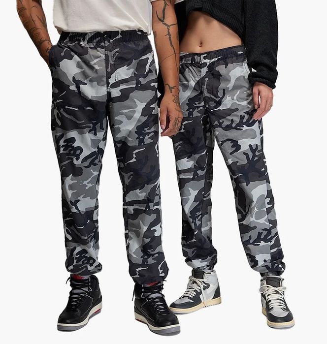 Штани Air Jordan MVP Trousers камуфляж/сірі L нові