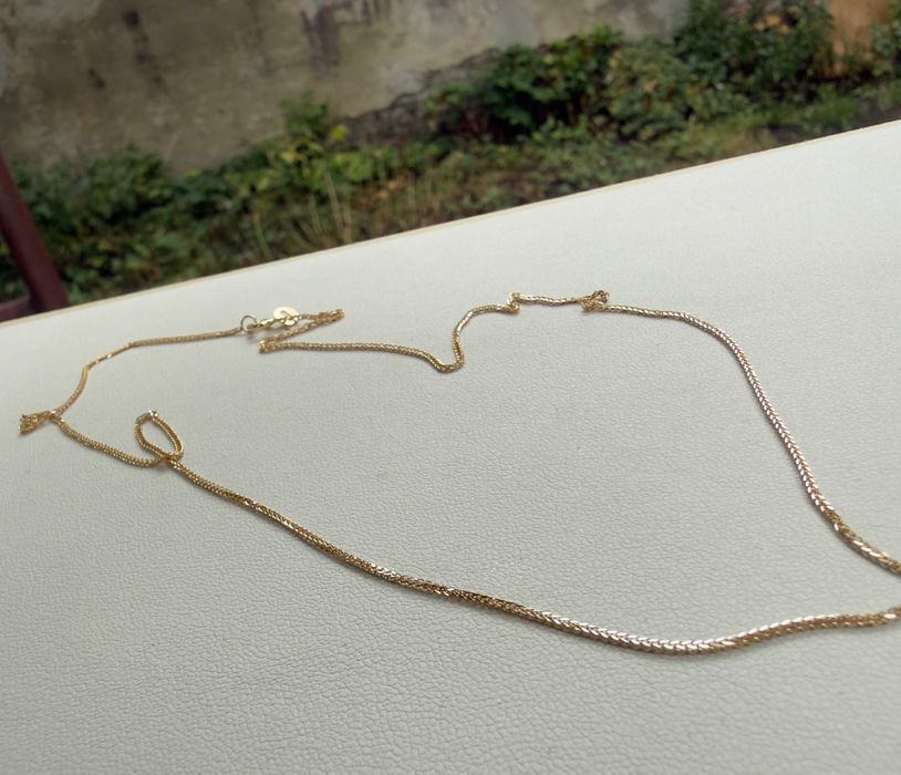 Łańcuszek złoty 585, 1,86 g, 50 cm – elegancki p982