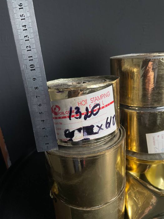 Фольга для тиснення на шкірі поліграфії картонуу