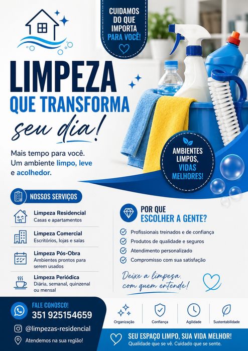 Serviços de limpeza