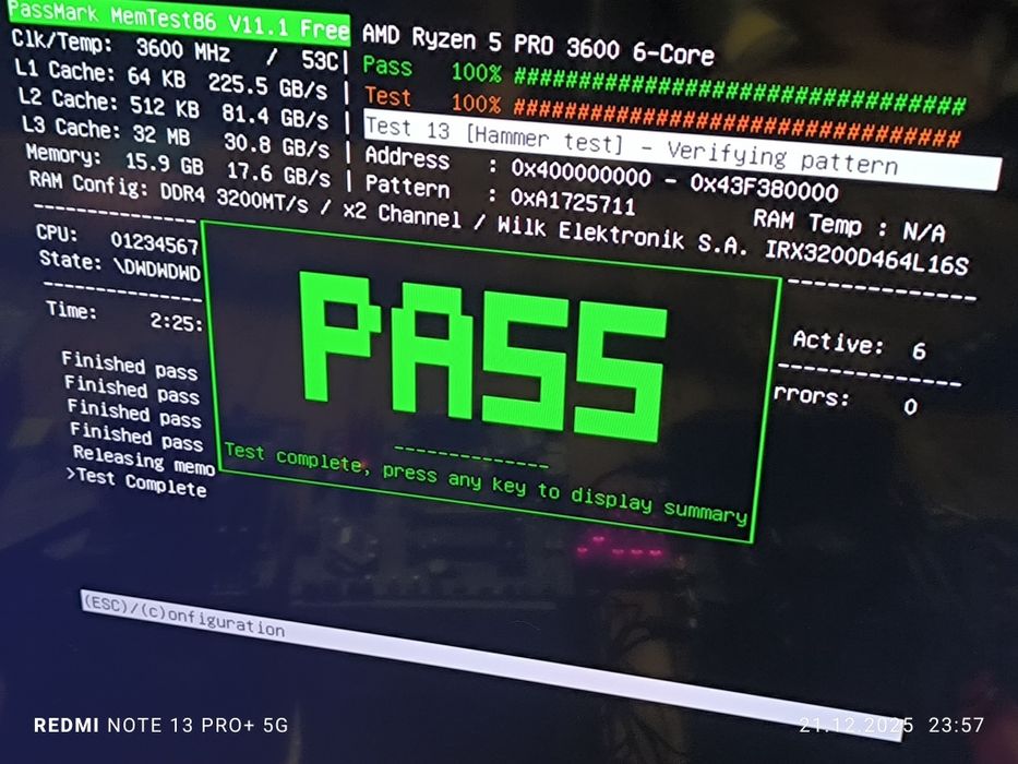 Pamięć RAM DDR4 16GB (2x8) 3200 CL16 GoodRAM IRDM X