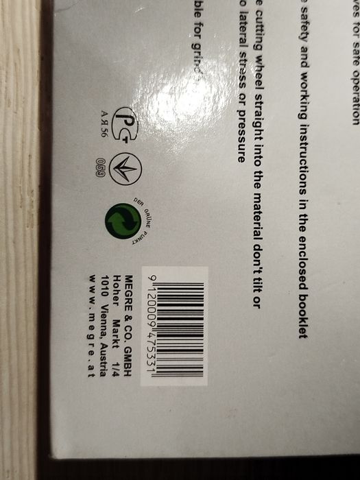 Диски алмазні Stern D125TW 125mm/5 і D125С 125mm/5. Диск пильний дерев