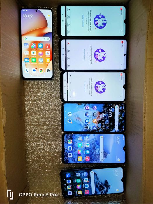 Телефони смартфони oppo realme oukitel blackview poco Samsung Xiaomi‼️