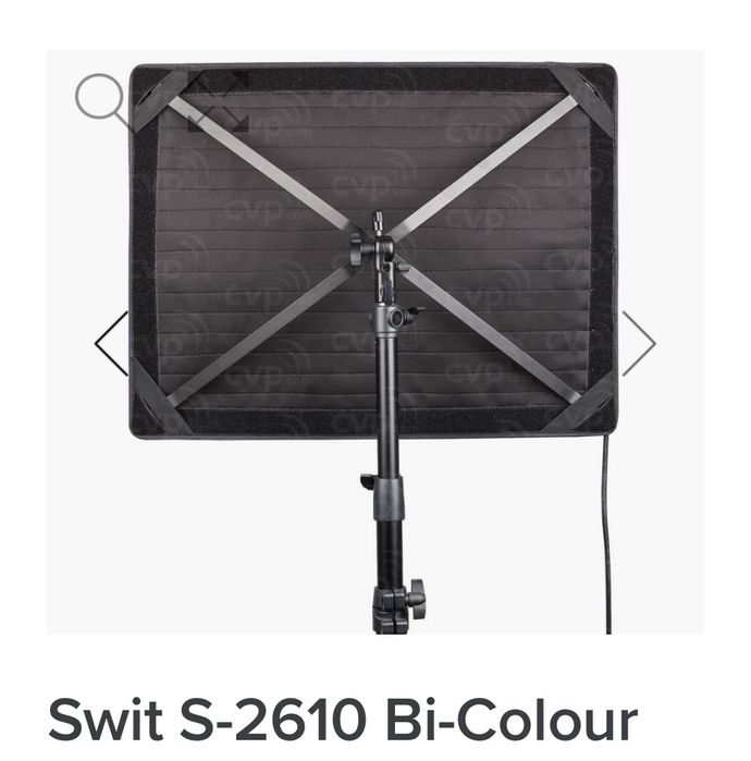 Painel de iluminacao x2 led portatil swit s2610