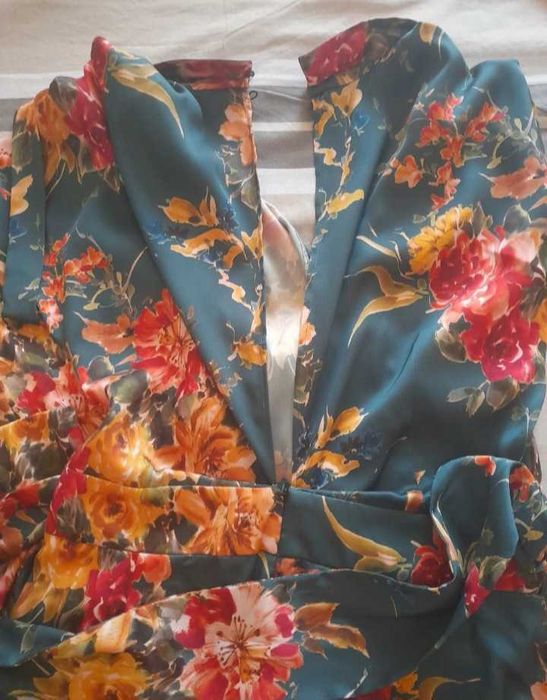 Macacão zara floral