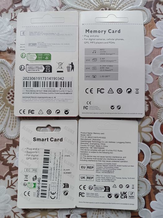 Нова карта пам'яті Alunx microSD 64GB Class 10 SD адаптер