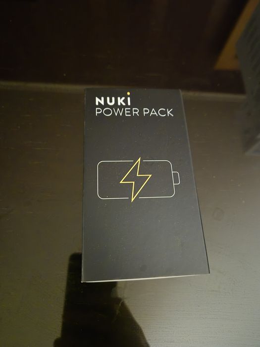 Nuki Power Pack - Bateria para Fechadura Inteligente - Preto