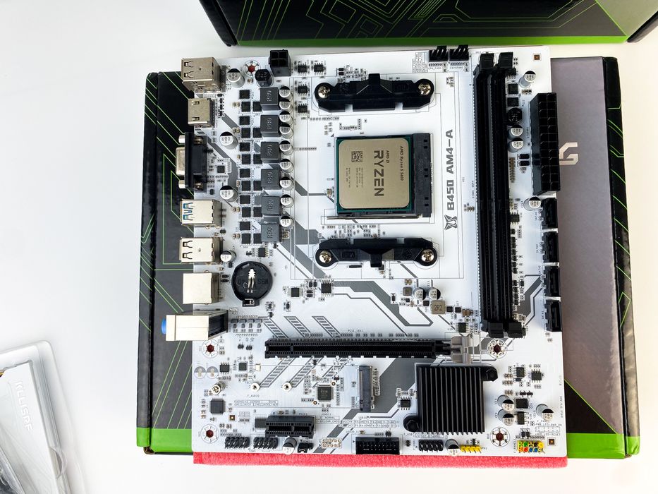 Новий Комплект Ryzen 5 5500 AM4 B450 Machinist 16GB | 32GB Збірка ПК