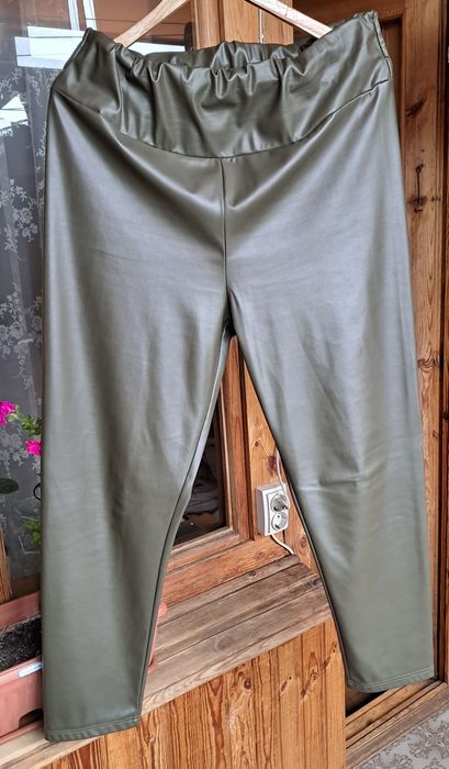 Стильні брюки- імітація шкіри 56-58  р.