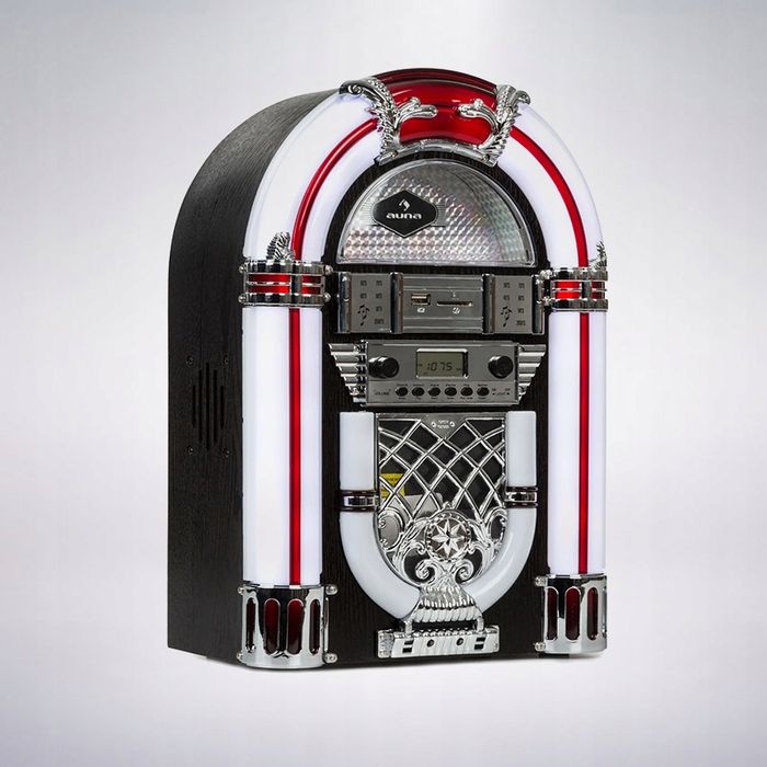 Mini Szafa Grająca retro Suma Arizona Bluetooth CD USB LED