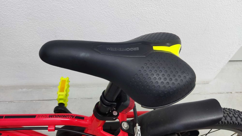 Bicicleta de criança 4-6 anos 900 alu racing 16 polegadas vermelha - btwin