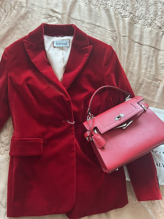 Кожаная красная сумка Gianni Notaro. Италия