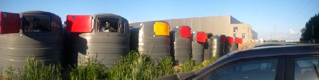 KAMIEŃSK Zbiornik Dwupłaszczowy na paliwo 1500l ECO-Line SWIMER