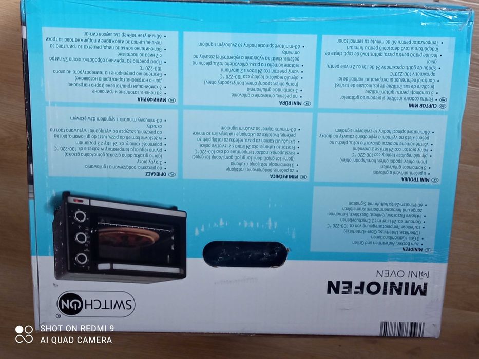 Mini Piekarnik SWITCH ON  1400w