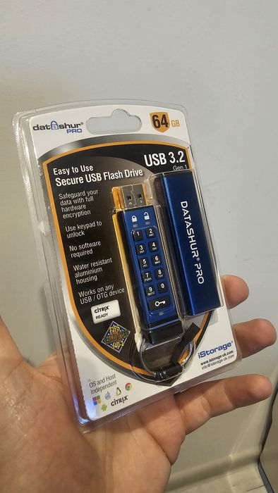 Szyfrowany pendrive datAshur Pro 256 bit 64GB