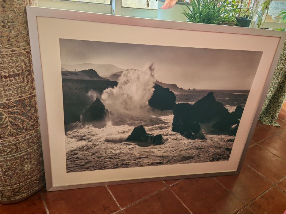 Quadro grande Ikea com paisagem